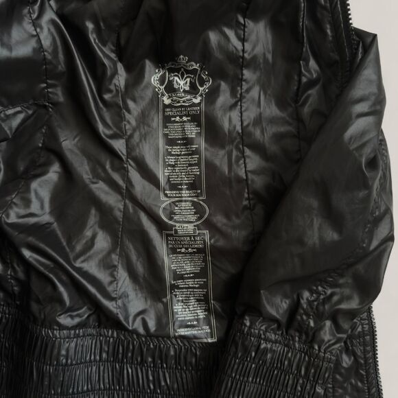 Mackage Soft Shell Rain Jacket Black XXS — Packable Bomber Style - Picture 4 of 6